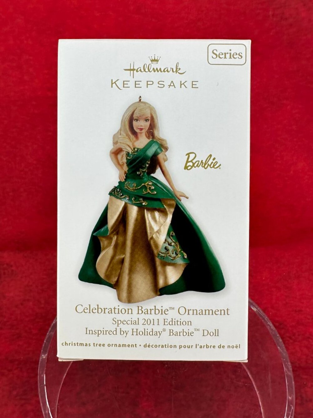 HALLMARK Keepsake Celebration Barbie Ornament Special 2011 Edition -Model QX8889